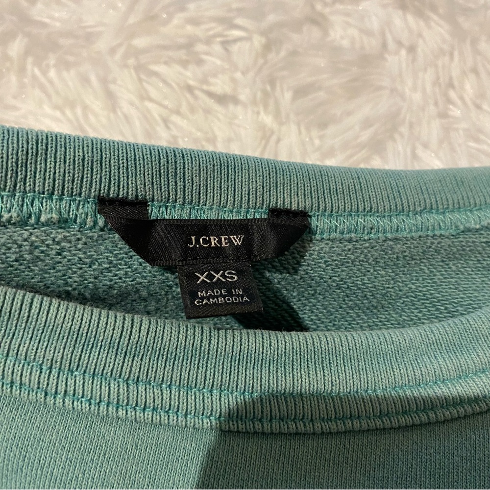 J. Crew The Ocean Pearl Sweatshirt | Size XXS - Picture 6 of 12